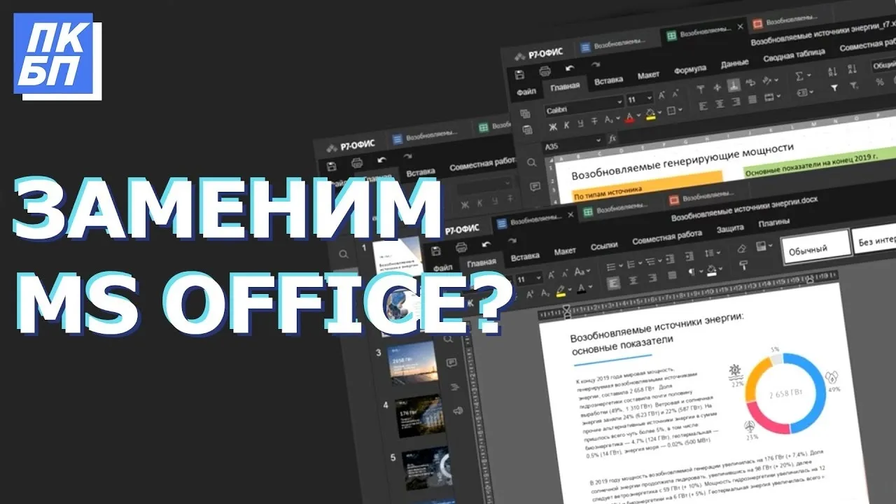 Р7-Офис прошел сравнение с MS Office 365